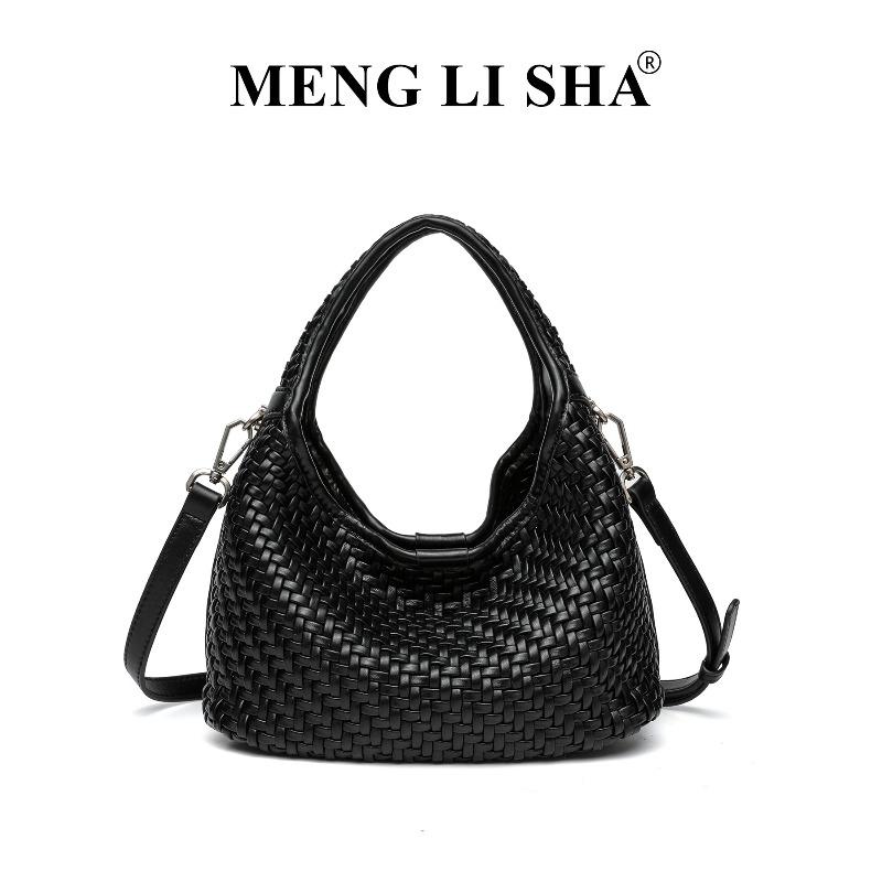 New niche high-end hand-woven portable bucket bag commuter casual versatile single shoulder messenger vegetable basket bag чорний
New niche high-end hand-woven portable bucket bag commuter casual versatile single shoulder messenger vegetable basket bag чорний