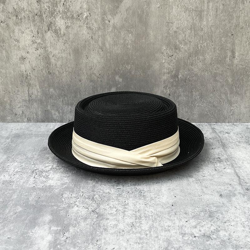 French Retro Micro-Curled Straw Hat Men S And Women S Summer Fashion Sunscreen Visor, Concave Top Hat, Straw Short Brim Hat M(56-58cm)
French Retro Micro-Curled Straw Hat Men S And Women S Summer Fashion Sunscreen Visor, Concave Top Hat, Straw Short Brim Hat M(56-58cm)