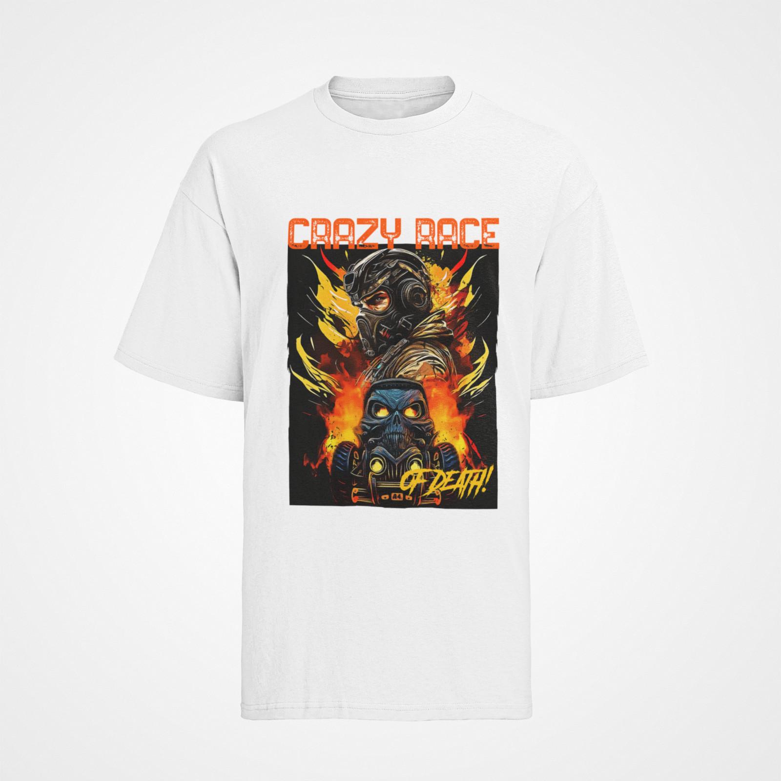 Herren T-Shirt Mens Womens Tees Top Bio Baumwolle Auto Spruch: Crazy Race of Death L
Herren T-Shirt Mens Womens Tees Top Bio Baumwolle Auto Spruch: Crazy Race of Death L