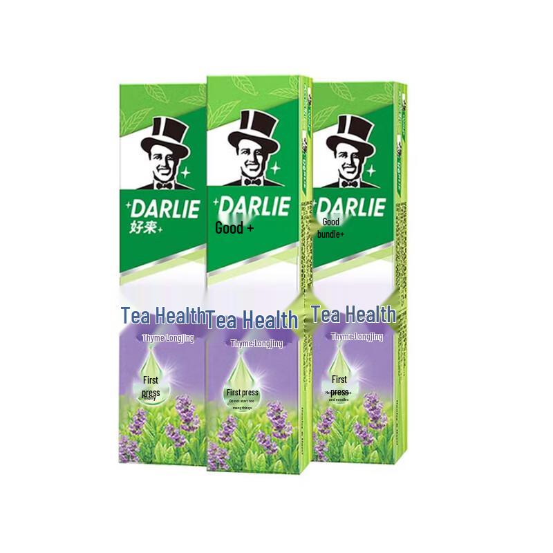 Darlie Tea Care Thyme Longjing Toothpaste 3x190g
Darlie Tea Care Thyme Longjing Toothpaste 3x190g