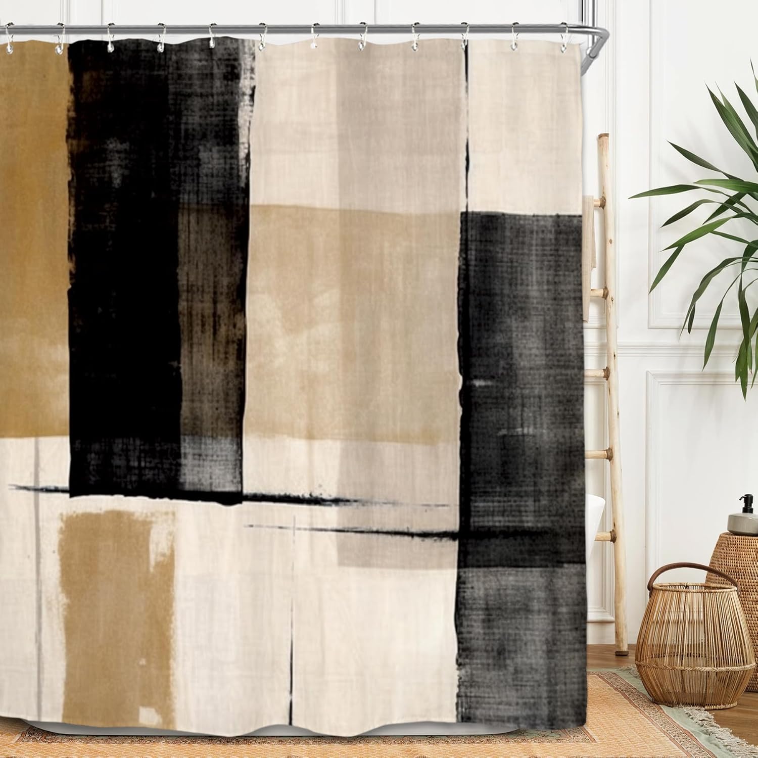 Minimalist Abstract Cubism Modern Shower Curtain Set Art Portrait Watercolor Geometric Blue Black Gray Contemprary Polyester W60H190(CM)-1 Pcs
Minimalist Abstract Cubism Modern Shower Curtain Set Art Portrait Watercolor Geometric Blue Black Gray Contemprary Polyester W60H190(CM)-1 Pcs