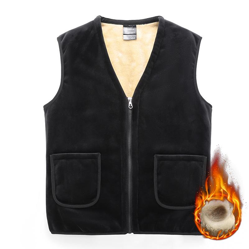 Жилет из овечьего бархата для мужчин. Свободный и теплый жилет для осени и зимы для людей среднего и пожилого возраста с толстым бархатом и плечами. 4XL чёрный
Жилет из овечьего бархата для мужчин. Свободный и теплый жилет для осени и зимы для людей среднего и пожилого возраста с толстым бархатом и плечами. 4XL чёрный