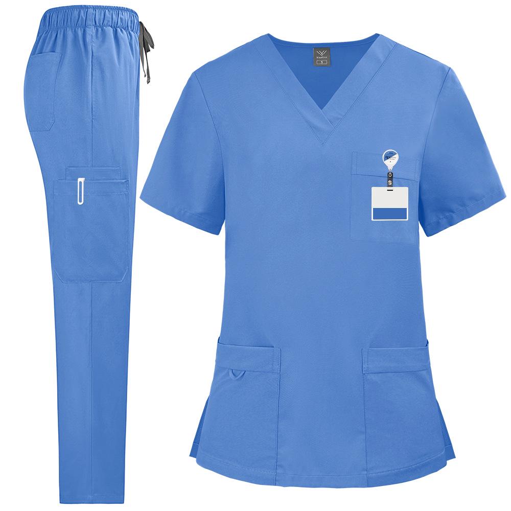 2025 Washable 12-Color V-Neck Straight-Leg Summer Nurse Uniform Set M
2025 Washable 12-Color V-Neck Straight-Leg Summer Nurse Uniform Set M