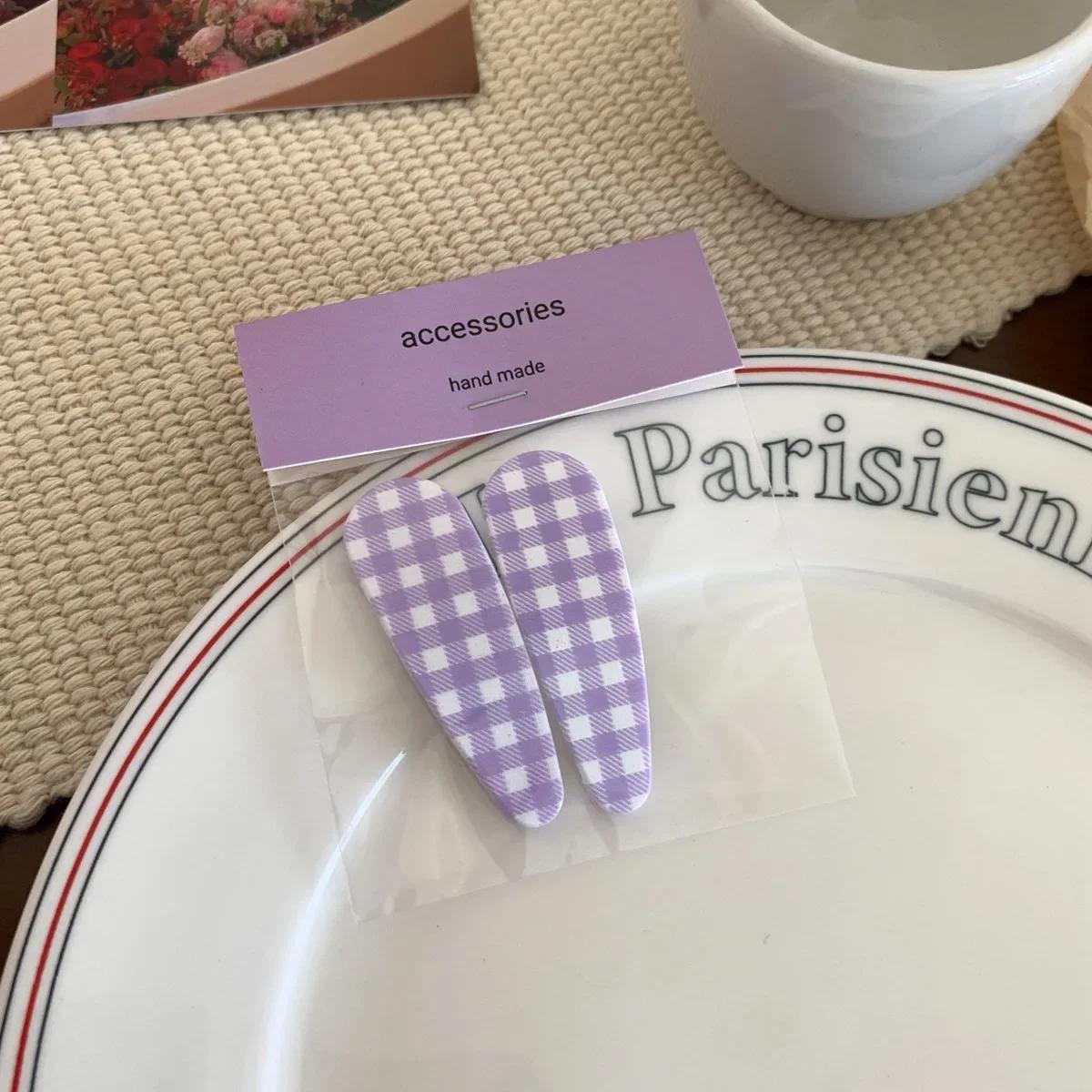 2pc Elegant Plaid Hairpin Hairgrip Hair Clips for Girls Women Kids Childs Vintage Crab for Gift Hair Accessories
2pc Elegant Plaid Hairpin Hairgrip Hair Clips for Girls Women Kids Childs Vintage Crab for Gift Hair Accessories