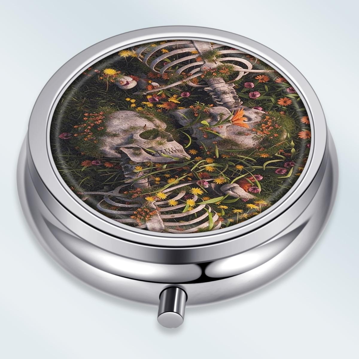 Portable Pill Box with 3 Compartments, Mini Metal Medicine Organizer Case, Cute Printed Pill Container for Vitamins, Pills, Jewelry, Travel, Daily Use разноцветный
Portable Pill Box with 3 Compartments, Mini Metal Medicine Organizer Case, Cute Printed Pill Container for Vitamins, Pills, Jewelry, Travel, Daily Use разноцветный