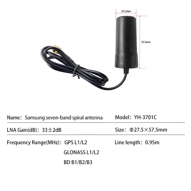 Високоточна RTK GNSS Антена Helix Positioning Багаточастотна GNSS система BDS GPS GLONASS Galileo Для БПЛА Для плати UM980 YH-3701C
Високоточна RTK GNSS Антена Helix Positioning Багаточастотна GNSS система BDS GPS GLONASS Galileo Для БПЛА Для плати UM980 YH-3701C