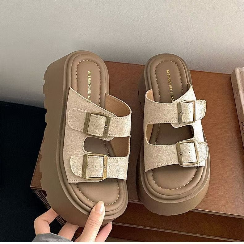 Cross-band one-word drag women s summer wear muffin thick sole increases 2025 spring new bohemian beach sandals 40
Cross-band one-word drag women s summer wear muffin thick sole increases 2025 spring new bohemian beach sandals 40