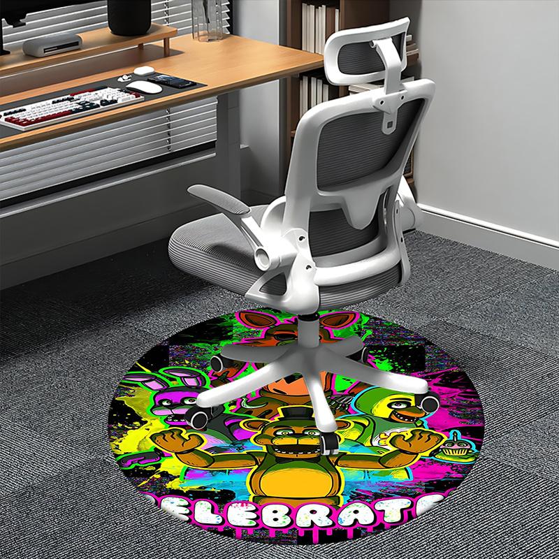 Five Nights at Freddy s,FNAF Chair mat Round Rug-Office carpet, Machine Washable, Non-slip, Suitable for Living Rooms, Bedrooms, Entryways, 80cm by 80cm
Five Nights at Freddy s,FNAF Chair mat Round Rug-Office carpet, Machine Washable, Non-slip, Suitable for Living Rooms, Bedrooms, Entryways, 80cm by 80cm