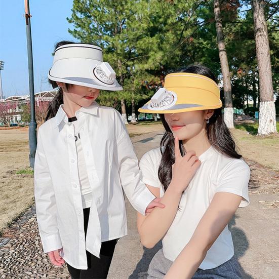 Пустая шляпа от солнца с расширенными полями и охлаждающим вентилятором, обруч для волос, детский сплошной цвет чёрный
Пустая шляпа от солнца с расширенными полями и охлаждающим вентилятором, обруч для волос, детский сплошной цвет чёрный