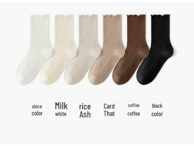 Женские гольфы до середины икры с оборками - Тонкие, однотонные, дышащие, антибактериальные, бесшовные летние чулочные изделия One Size белый
Женские гольфы до середины икры с оборками - Тонкие, однотонные, дышащие, антибактериальные, бесшовные летние чулочные изделия One Size белый