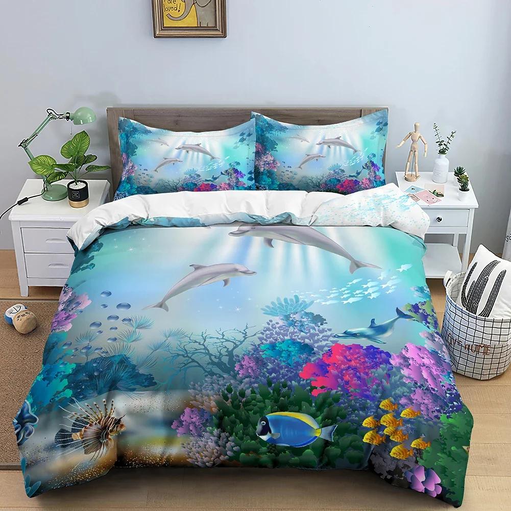 Dolphin Deep Sea Butterfly Mushroom Comfortable Duvet Cover Pillowcase Bedding Set Children Bedroom Decoration Home Textile 70x133cm 2pcs
Dolphin Deep Sea Butterfly Mushroom Comfortable Duvet Cover Pillowcase Bedding Set Children Bedroom Decoration Home Textile 70x133cm 2pcs