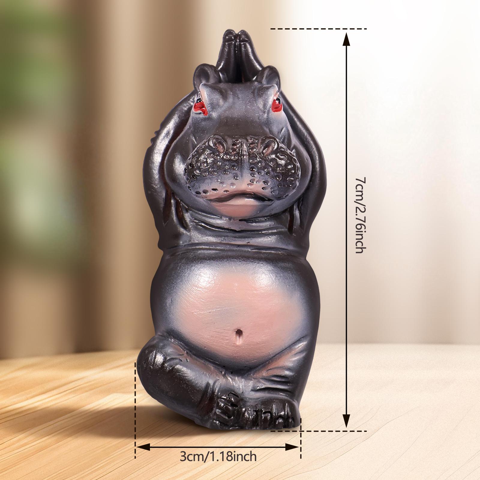 Resin Funny Hippo Figurine Yoga Statue Miniature Cute Tea Pets Statue Ornament Hippopotamus Present Home Office Desktop Decor
Resin Funny Hippo Figurine Yoga Statue Miniature Cute Tea Pets Statue Ornament Hippopotamus Present Home Office Desktop Decor
