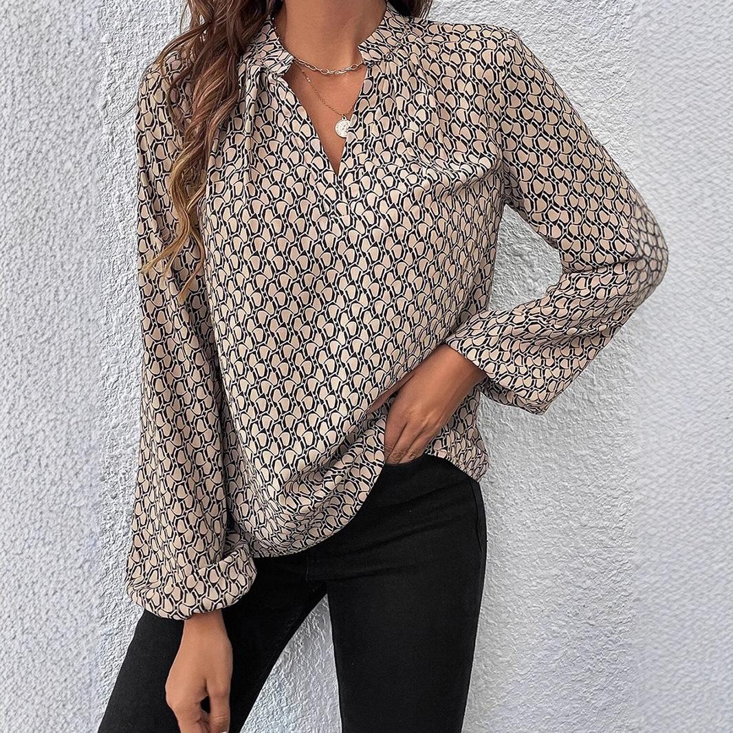 Shiying Women s Casual Printed Chiffon V-neck Blouse - Autumn Collection M зелений
Shiying Women s Casual Printed Chiffon V-neck Blouse - Autumn Collection M зелений