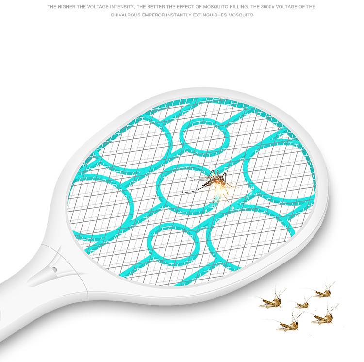 Handheld Rechargeable 3600V Electric Fly Swatter Bug Zapper with LED Light for Indoor and Outdoor Green
Handheld Rechargeable 3600V Electric Fly Swatter Bug Zapper with LED Light for Indoor and Outdoor Green
