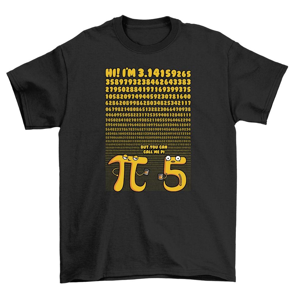 You can call me Pi - Funny Math Pun Pi Symbol T-shirt for Mathematicians and Geeks S
You can call me Pi - Funny Math Pun Pi Symbol T-shirt for Mathematicians and Geeks S