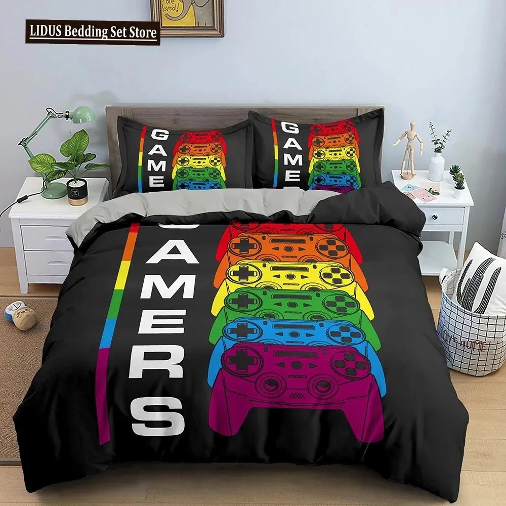 Gamepad Polyester Soft durable Quality Duvet Cover Set Colourful Buton King Play Gamer Beding Set Kid Ten Man Video Game For Child Game Rom Decor 100*200cm Single
Gamepad Polyester Soft durable Quality Duvet Cover Set Colourful Buton King Play Gamer Beding Set Kid Ten Man Video Game For Child Game Rom Decor 100*200cm Single