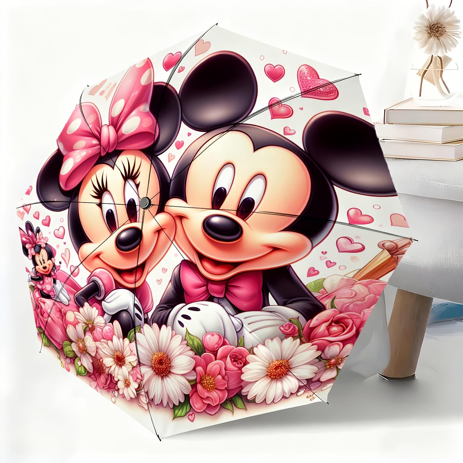 1pc Disney Mickey and Minnie Flower Print Automatic Umbrella, All-Weather Folding Umbrella for All Occasions, Portable Compact (as the picture,Iron&8K)
1pc Disney Mickey and Minnie Flower Print Automatic Umbrella, All-Weather Folding Umbrella for All Occasions, Portable Compact (as the picture,Iron&8K)