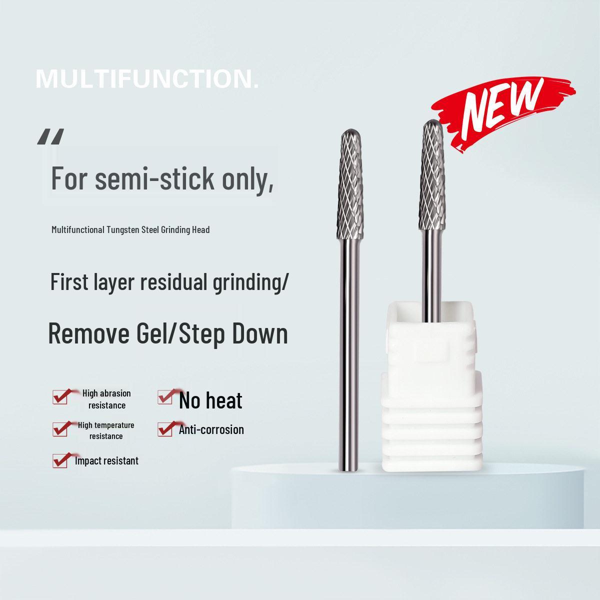 Nail Art Grinding Head: Glue, Step Creation, & Dead Skin Remover
Nail Art Grinding Head: Glue, Step Creation, & Dead Skin Remover
