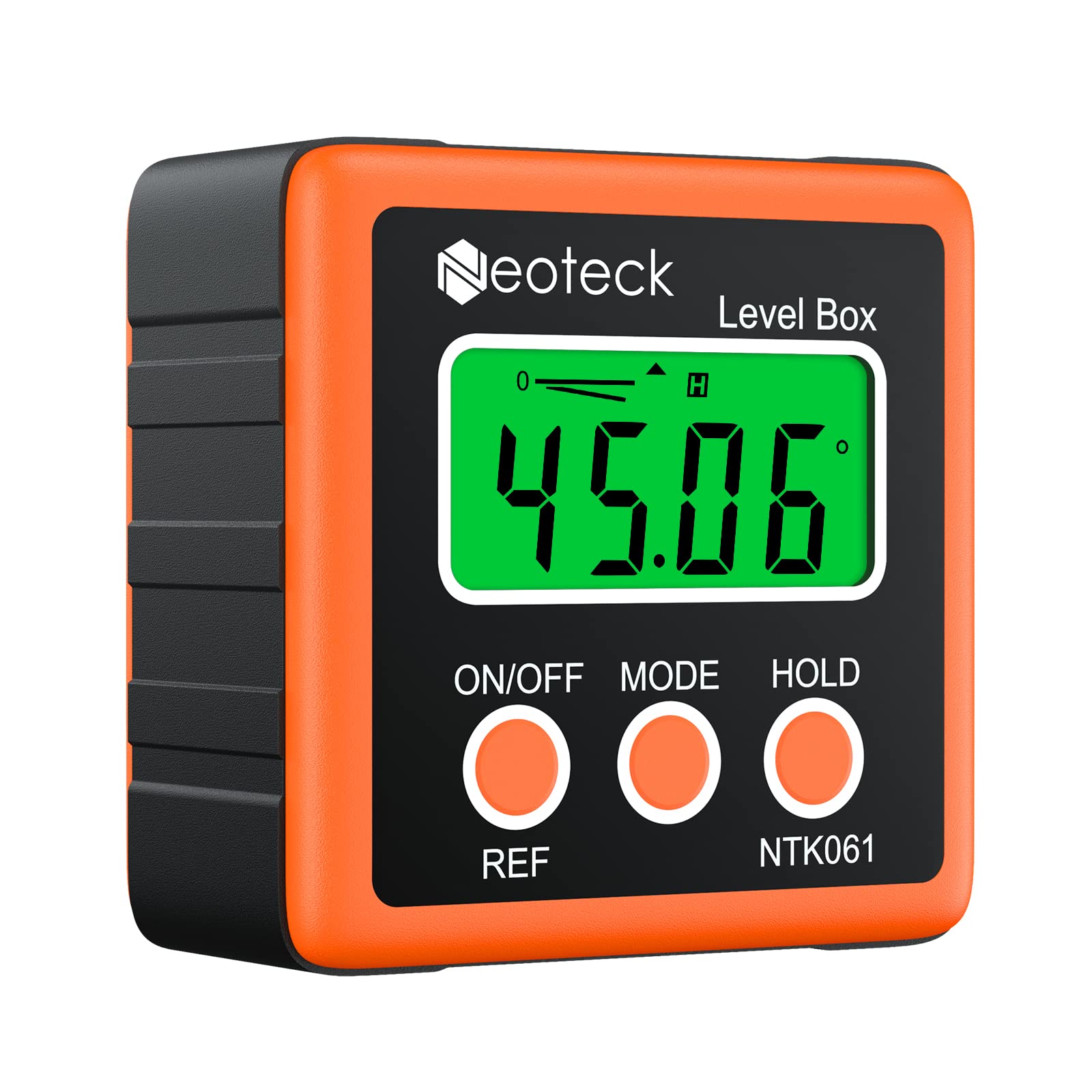 Neoteck Digital Angle Meter Level Box РК-дисплей із підсвічуванням Магніт IP54 Водонепроникний цифровий Tilt Box Цифровий вимірювач кута рівня 490° помаранчевий
Neoteck Digital Angle Meter Level Box РК-дисплей із підсвічуванням Магніт IP54 Водонепроникний цифровий Tilt Box Цифровий вимірювач кута рівня 490° помаранчевий