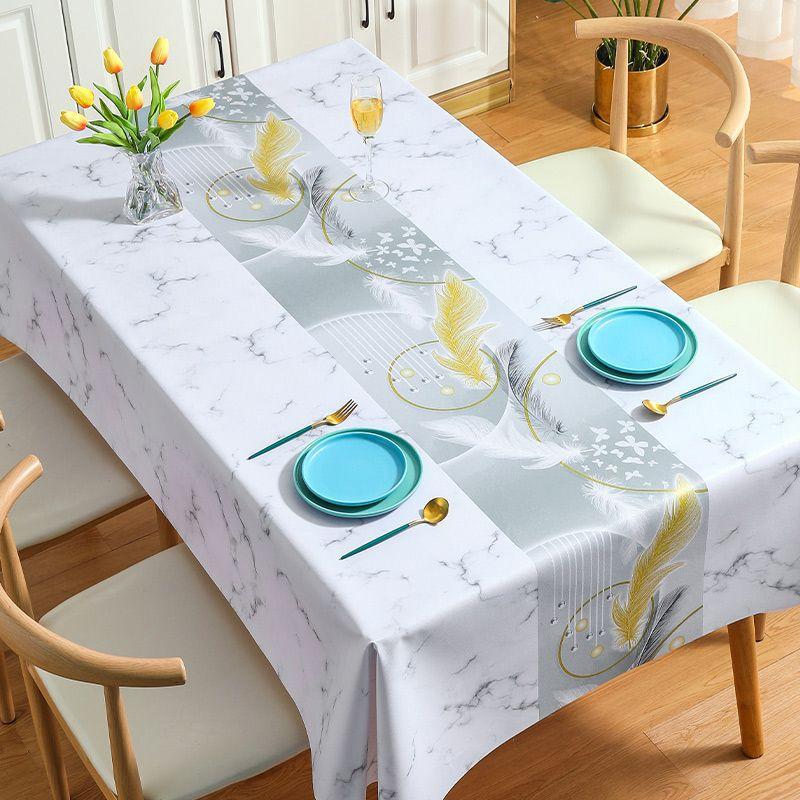 Household Pvc Tablecloth Waterproof And Oil-Proof Leave-In Tablecloth Rectangular Coffee Table Cloth Dining Table Cloth Wind Linen 120*120cm
Household Pvc Tablecloth Waterproof And Oil-Proof Leave-In Tablecloth Rectangular Coffee Table Cloth Dining Table Cloth Wind Linen 120*120cm