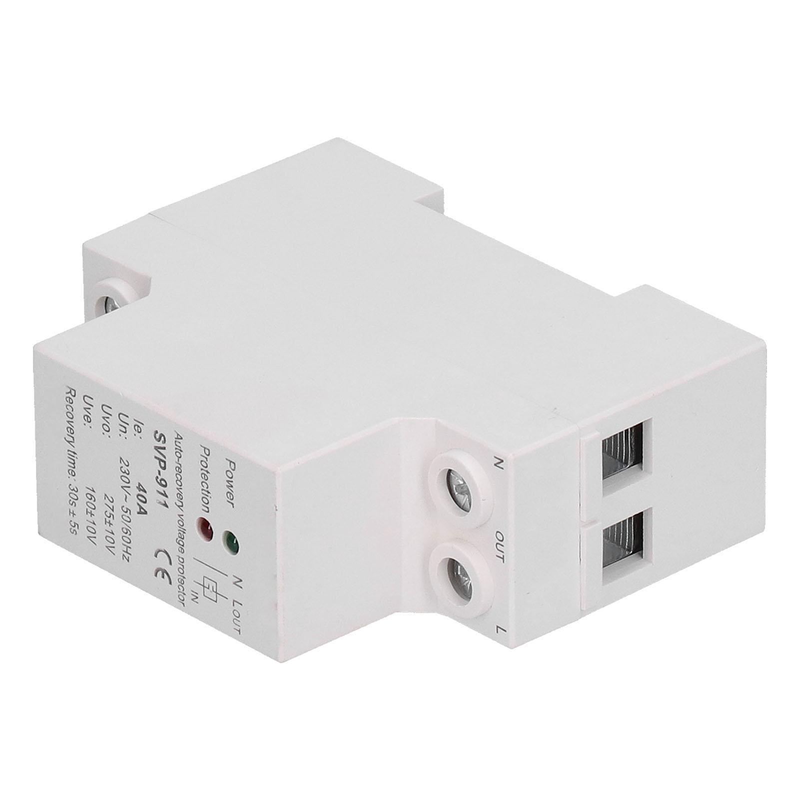 SVP911 OverVoltage UnderVoltage Protective Device Household Voltage Protector 230V 40A
SVP911 OverVoltage UnderVoltage Protective Device Household Voltage Protector 230V 40A