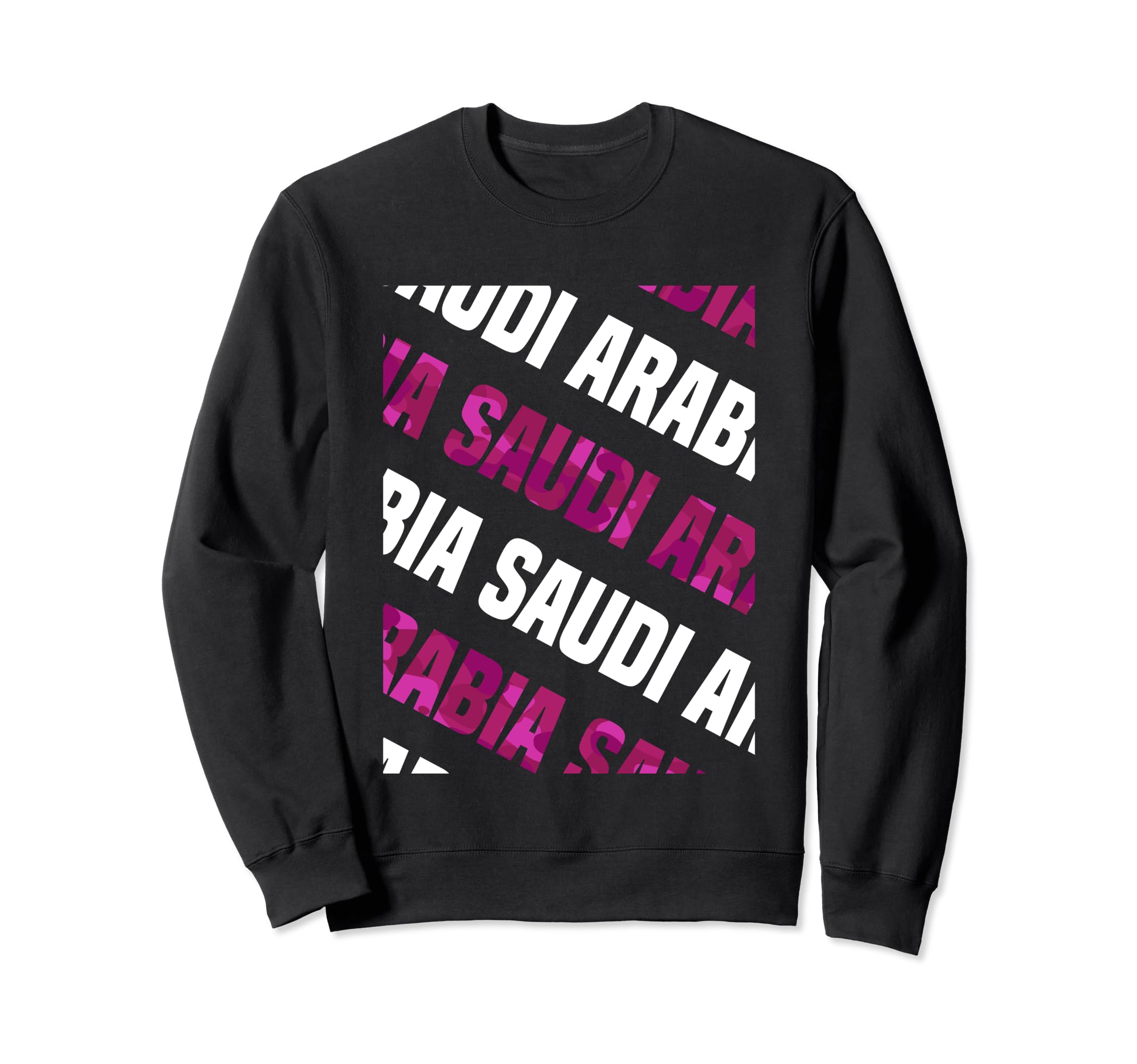 Saudi Arabia Camouflage Pink Sweatshirt
Saudi Arabia Camouflage Pink Sweatshirt