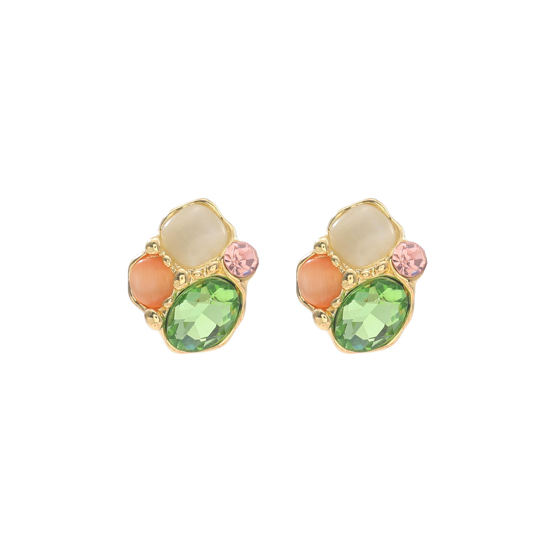 Autumn Collection Small-Brand High-End Vintage Earrings Fashion Gemstone Ear Rings Retro Light Luxury Style Silver Posts Parts зелёный
Autumn Collection Small-Brand High-End Vintage Earrings Fashion Gemstone Ear Rings Retro Light Luxury Style Silver Posts Parts зелёный