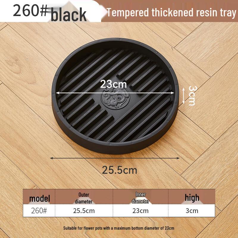 Ventilated Resin Flower Pot Drip Tray
Ventilated Resin Flower Pot Drip Tray