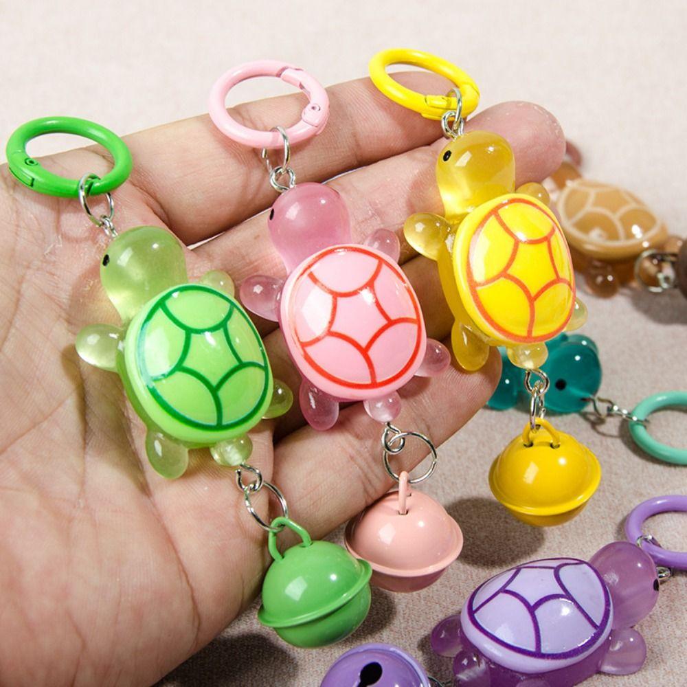2pcs Turtle Keyring Luminous Tortoise Key Chains With Bell Hanging Ornament Men random 2pcs
2pcs Turtle Keyring Luminous Tortoise Key Chains With Bell Hanging Ornament Men random 2pcs