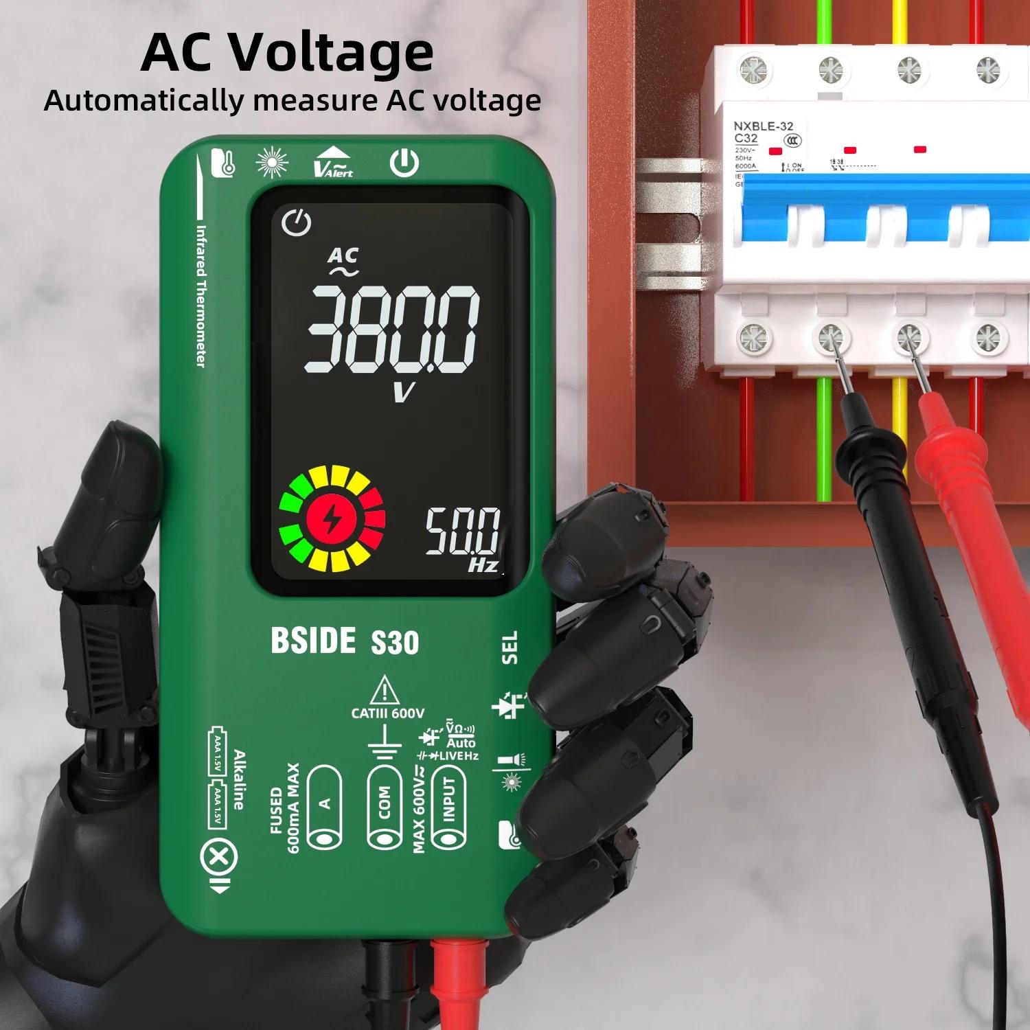 S30X Intelligent Color Screen Multimeter Infrared Temperature tester Dual-mode power supply large-screen multimeter
S30X Intelligent Color Screen Multimeter Infrared Temperature tester Dual-mode power supply large-screen multimeter