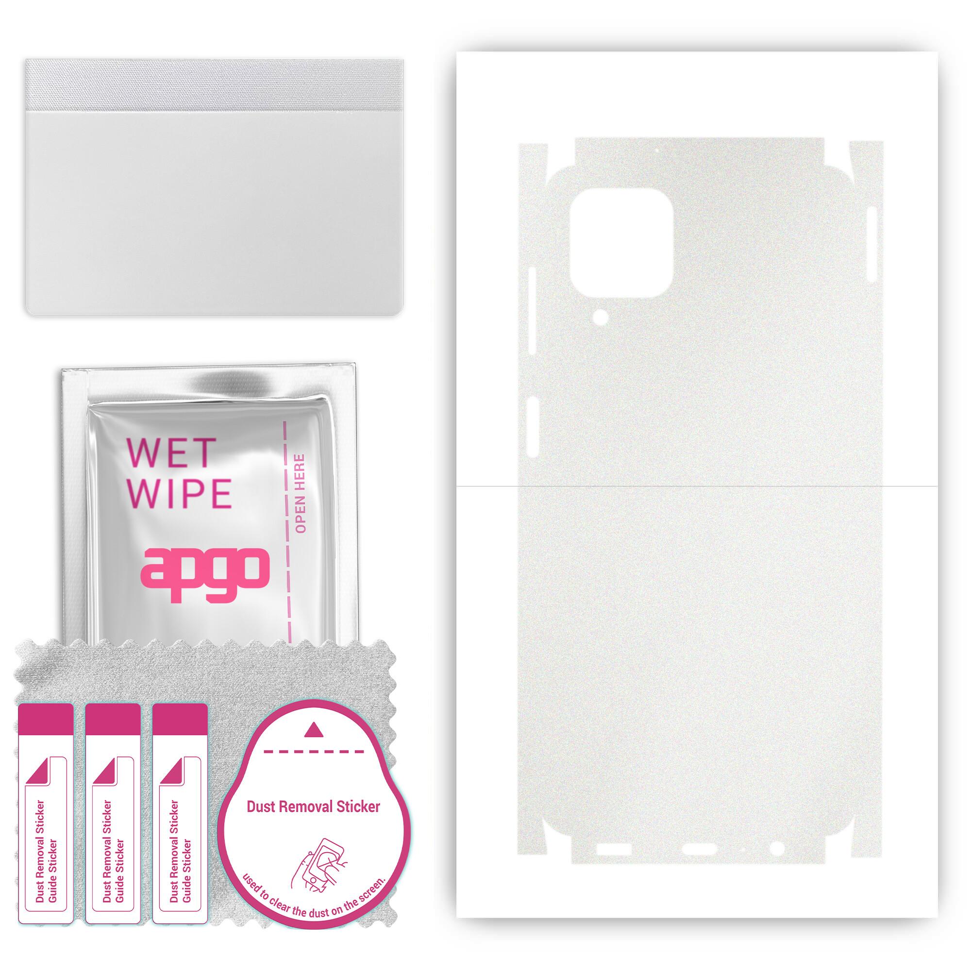 apgo Protective Skin Sticker for the back+sides compatible with Samsung Galaxy F12, Full Wrap Film, Foil, Vinyl - Pattern Matte Transparent
apgo Protective Skin Sticker for the back+sides compatible with Samsung Galaxy F12, Full Wrap Film, Foil, Vinyl - Pattern Matte Transparent