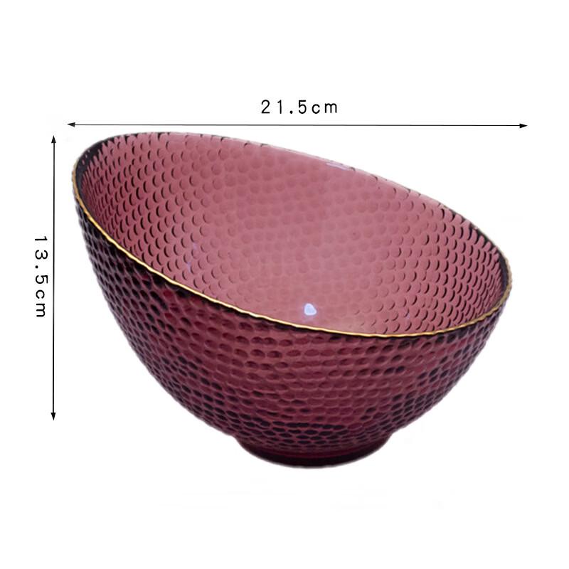 Ru Han Light Luxury Gold Rim Glass Serving Bowl
Ru Han Light Luxury Gold Rim Glass Serving Bowl