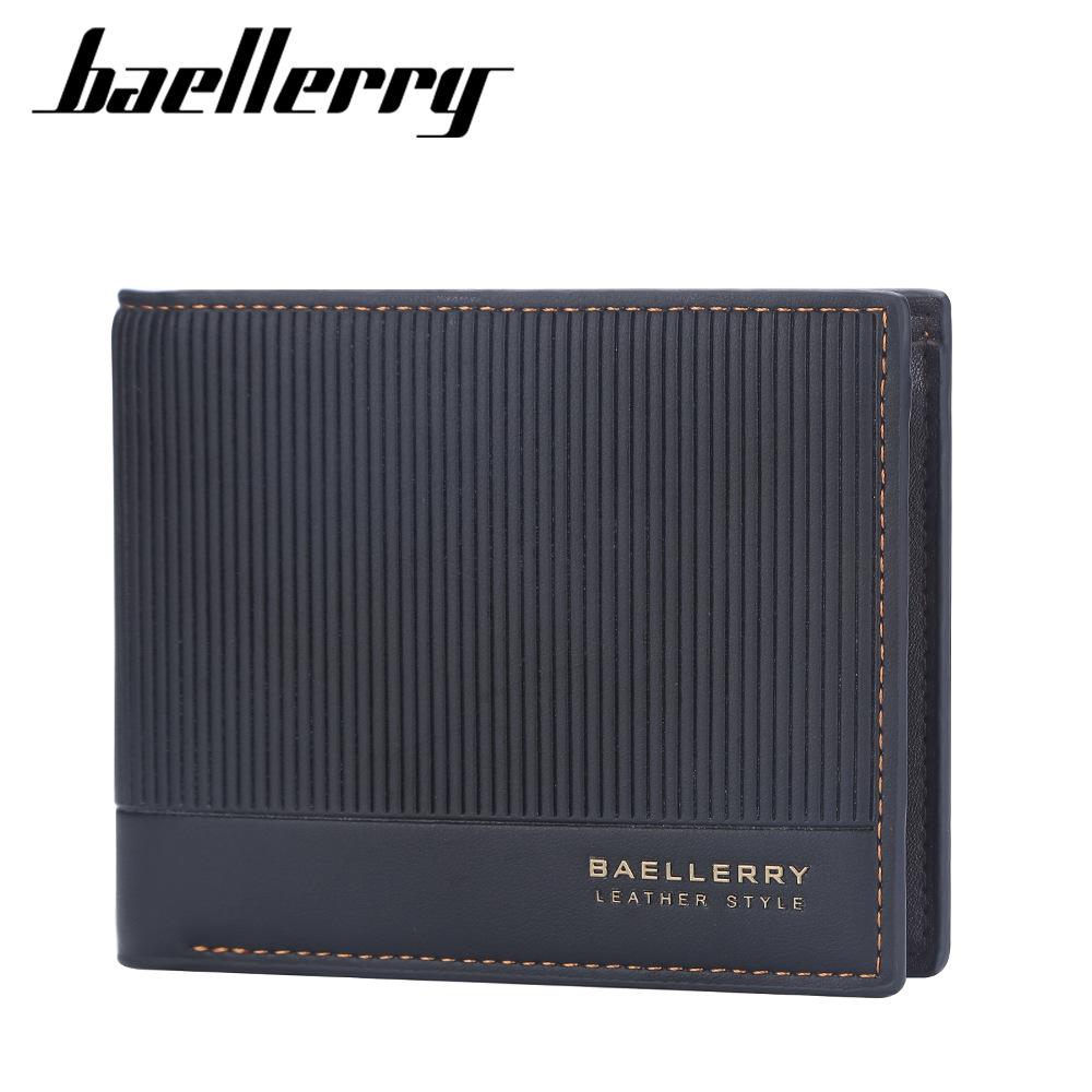 BAELLERRY Мужской короткий кошелек, двойной открытый кошелек с зажимом для билетов и несколькими картами в полоску
BAELLERRY Мужской короткий кошелек, двойной открытый кошелек с зажимом для билетов и несколькими картами в полоску
