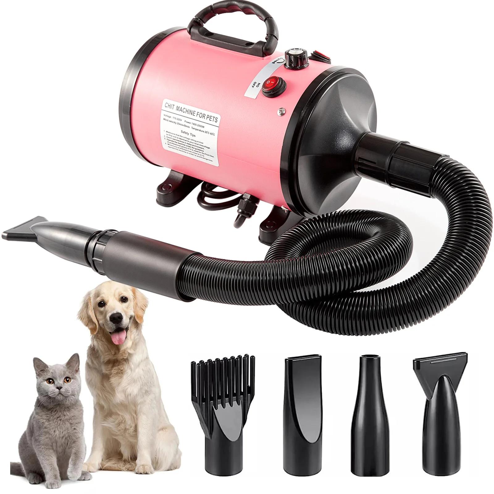 2800W Pet Grooming Dryer Adjustable Speed Temperature Control Dog Blow Dryer Quick drying high power Pet Cat Dog Bath Hair Dryer рожевий
2800W Pet Grooming Dryer Adjustable Speed Temperature Control Dog Blow Dryer Quick drying high power Pet Cat Dog Bath Hair Dryer рожевий