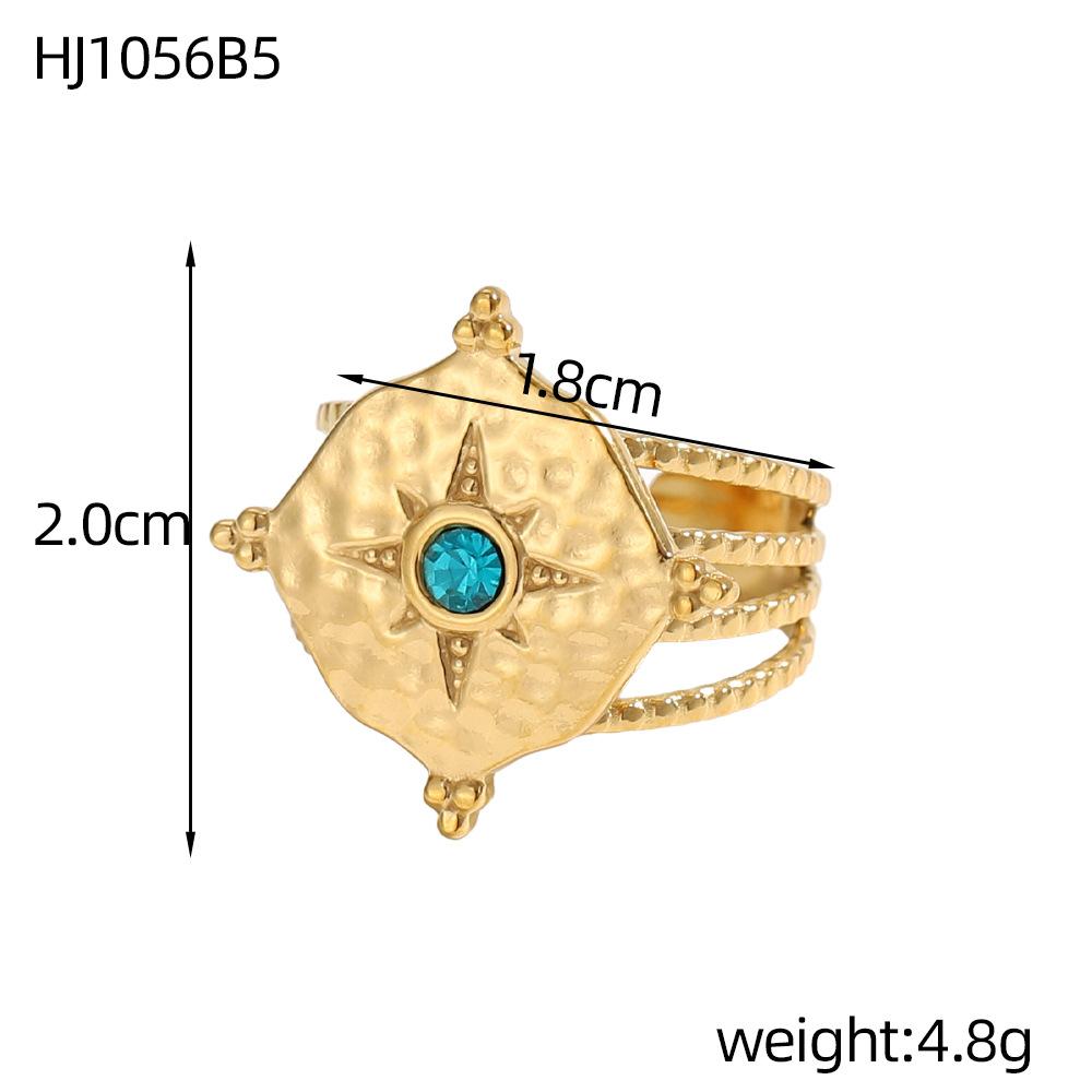 CARLIDANA Vintage Stainless Steel Gold Plated Jewelry Gift Opening Disc Natural Stone Star Adjustable Rings for Girls Women resizable
CARLIDANA Vintage Stainless Steel Gold Plated Jewelry Gift Opening Disc Natural Stone Star Adjustable Rings for Girls Women resizable