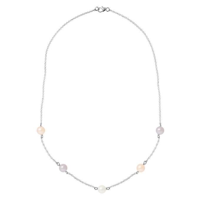 Collier - Perlinea - Perle de Culture d Eau Douce AAA+ - 6-7 mm - Argent 925 - Multicolore
Collier - Perlinea - Perle de Culture d Eau Douce AAA+ - 6-7 mm - Argent 925 - Multicolore