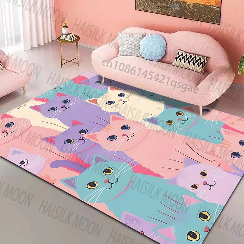 Multiple sizes Colorful cats background Pattern Rug Carpets for Bedroom Living Room Sofa Mat Creative Door Mat Home Decor 40x60cm
Multiple sizes Colorful cats background Pattern Rug Carpets for Bedroom Living Room Sofa Mat Creative Door Mat Home Decor 40x60cm