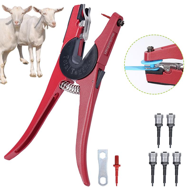 1 Pcs Ear Tag Pliers And 5Pcs Pins Animal Control Device Green Metal Ear Thorn Tongs Swine Cow Sheep Rabbit Identification Tool
1 Pcs Ear Tag Pliers And 5Pcs Pins Animal Control Device Green Metal Ear Thorn Tongs Swine Cow Sheep Rabbit Identification Tool