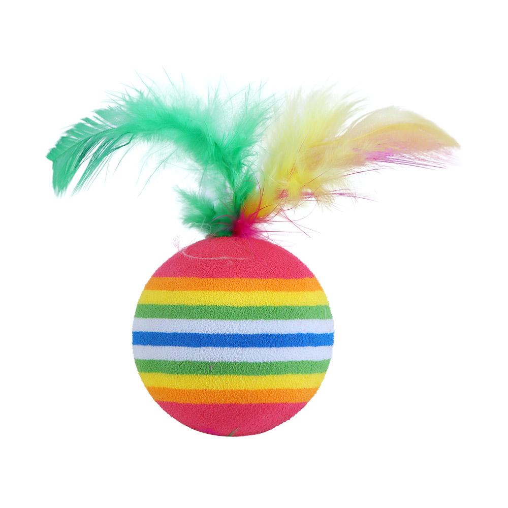 Puppy Training Funny Kitten Rainbow Color Playing EVA Foam Ball Chewing Toy Pet Supplies Cat Toys 5Pcs
Puppy Training Funny Kitten Rainbow Color Playing EVA Foam Ball Chewing Toy Pet Supplies Cat Toys 5Pcs