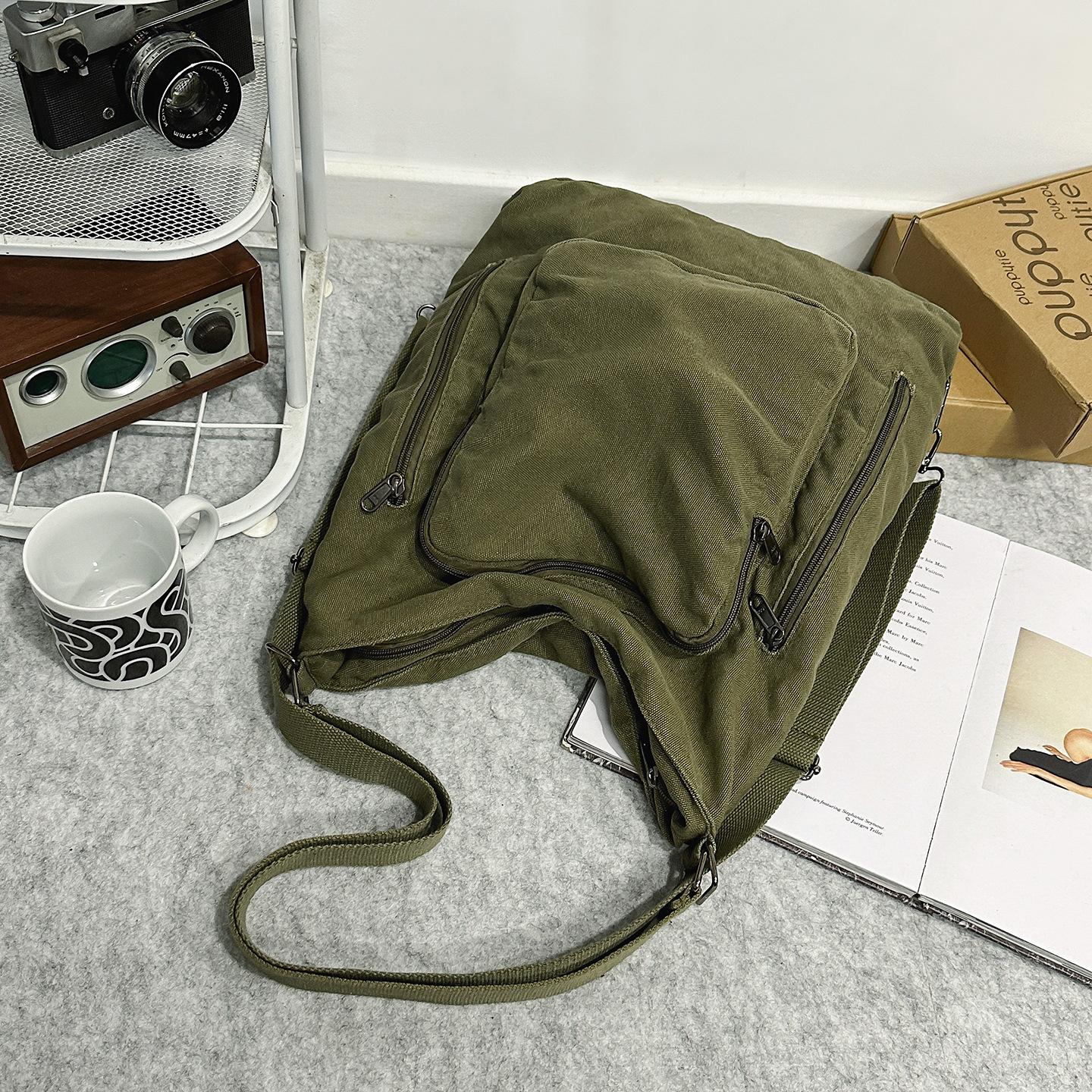 Retro washed canvas bag women s forest versatile multifunctional shoulder bag literary and intellectual three-purpose bag backpack зелений
Retro washed canvas bag women s forest versatile multifunctional shoulder bag literary and intellectual three-purpose bag backpack зелений