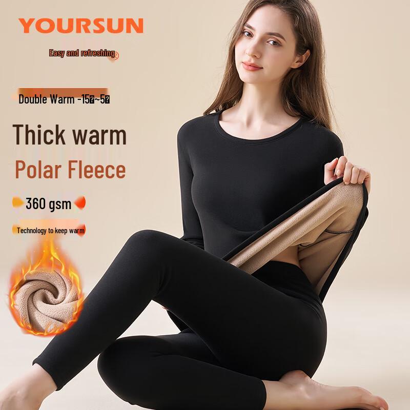 Женский теплый бархатный термокомплект Yiershuang XL
Женский теплый бархатный термокомплект Yiershuang XL