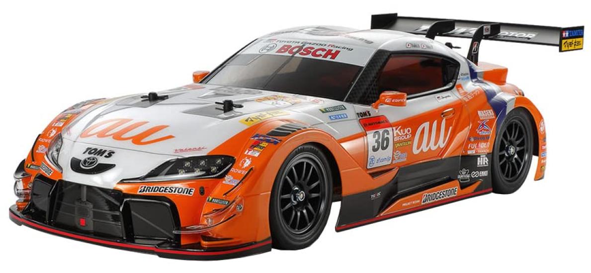 Tamiya 110 Electric RC Car Series No.703 110RC au TOM S GR Supra (TT-02 Chassis) 58703
Tamiya 110 Electric RC Car Series No.703 110RC au TOM S GR Supra (TT-02 Chassis) 58703