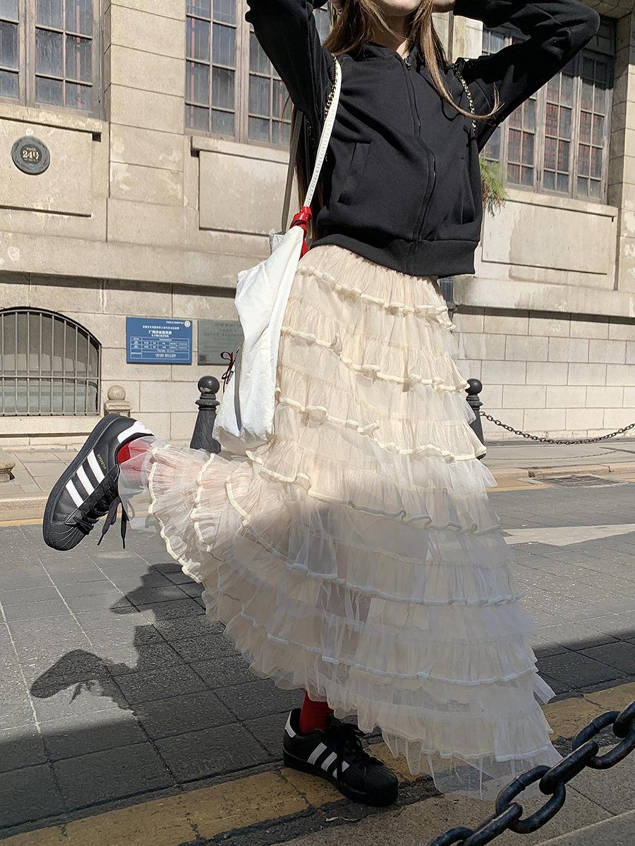 Женская юбка А-силуэта из сетки с высокой талией в французском стиле на весну/лето 2025 XXL абрикосовый
Женская юбка А-силуэта из сетки с высокой талией в французском стиле на весну/лето 2025 XXL абрикосовый