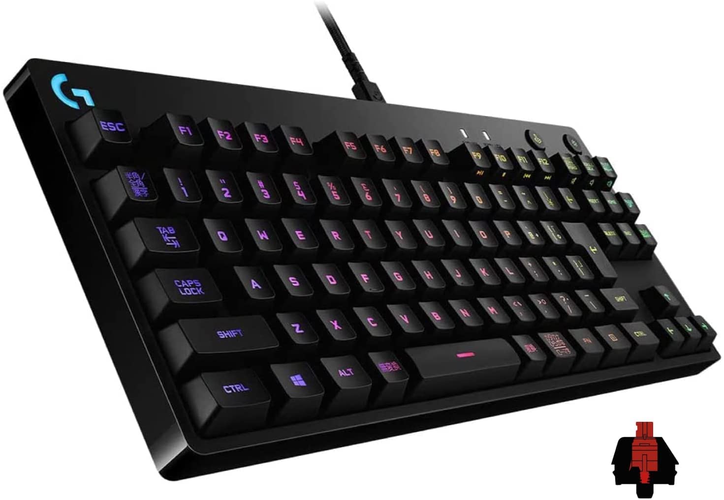 Logitech G PRO Ігрова клавіатура Tenkeyless Linear Red Axis Quiet Typing GX Switch Дротова ігрова механічна клавіатура Японська розкладка LIGHTSYNC RGB чорний
Logitech G PRO Ігрова клавіатура Tenkeyless Linear Red Axis Quiet Typing GX Switch Дротова ігрова механічна клавіатура Японська розкладка LIGHTSYNC RGB чорний