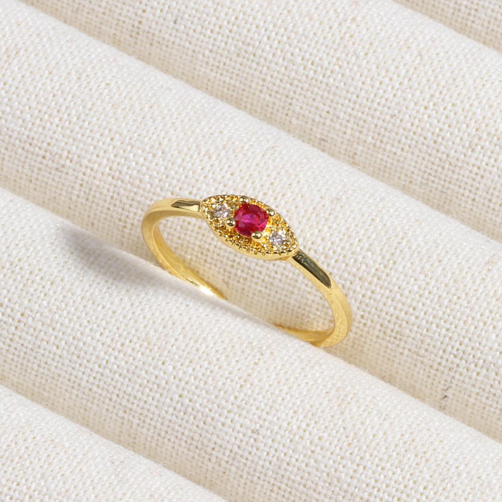 Rose Red Zircon Rings For Women Minimalism 18K Gold Plated Finger Dainty Jewelry Valentine Gifts For Girlfriend anillos mujer
Rose Red Zircon Rings For Women Minimalism 18K Gold Plated Finger Dainty Jewelry Valentine Gifts For Girlfriend anillos mujer