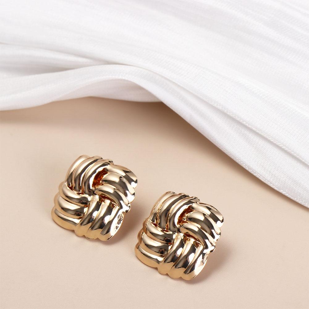 Zinc Zinc Alloy Ear Studs Vintage Twisted Earrings Delicate Wave Stud Earrings Daily золотий
Zinc Zinc Alloy Ear Studs Vintage Twisted Earrings Delicate Wave Stud Earrings Daily золотий