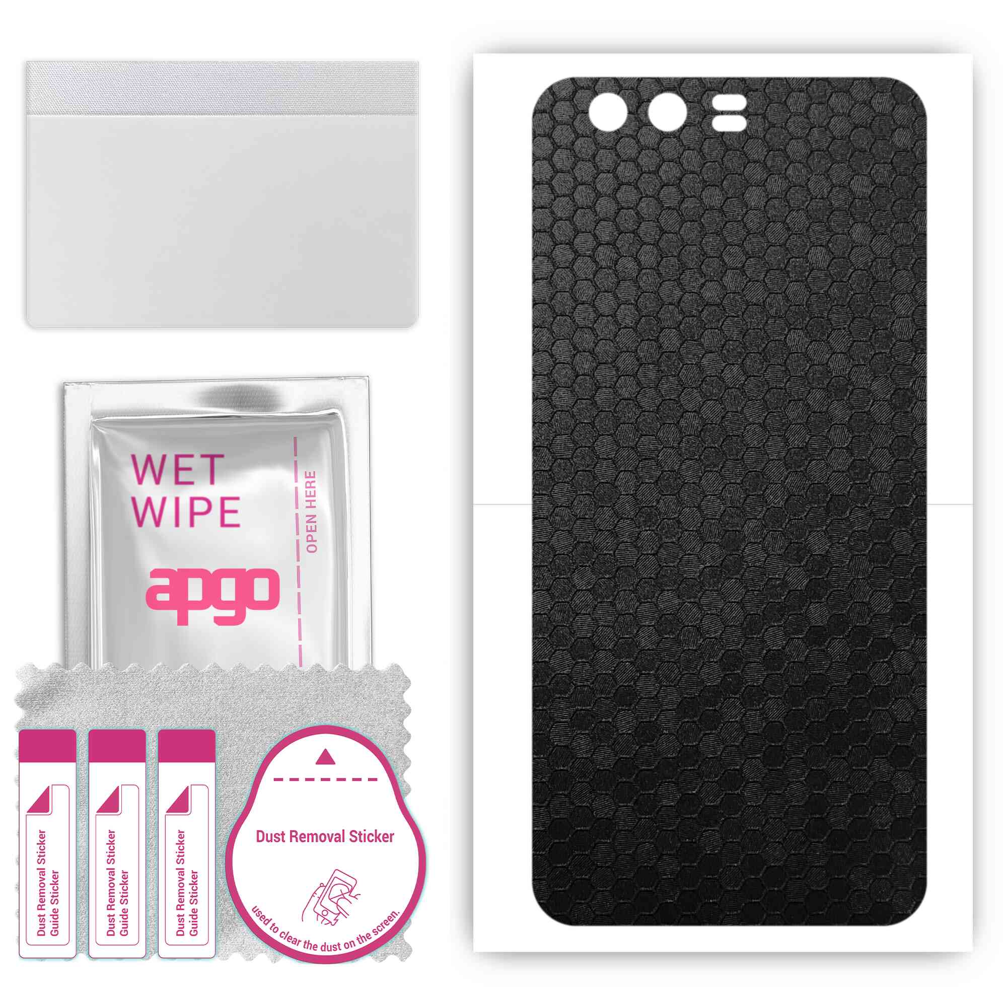 Apgo Protective Skin Sticker для задньої панелі, сумісний з Huawei P10 Plus, Wrap Film, Foil, Vinyl - Pattern Black Honeycomb
Apgo Protective Skin Sticker для задньої панелі, сумісний з Huawei P10 Plus, Wrap Film, Foil, Vinyl - Pattern Black Honeycomb
