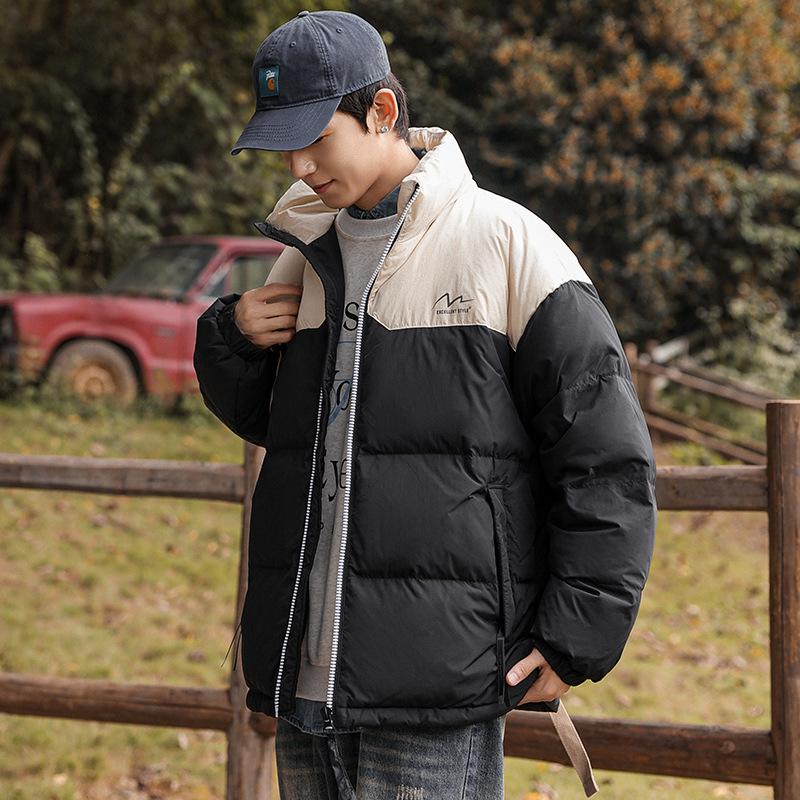 Trendy brand stand-up collar down jacket for men and women, new winter couple s wear, cotton-padded jacket, thickened, warm, loose casual jacket S
Trendy brand stand-up collar down jacket for men and women, new winter couple s wear, cotton-padded jacket, thickened, warm, loose casual jacket S