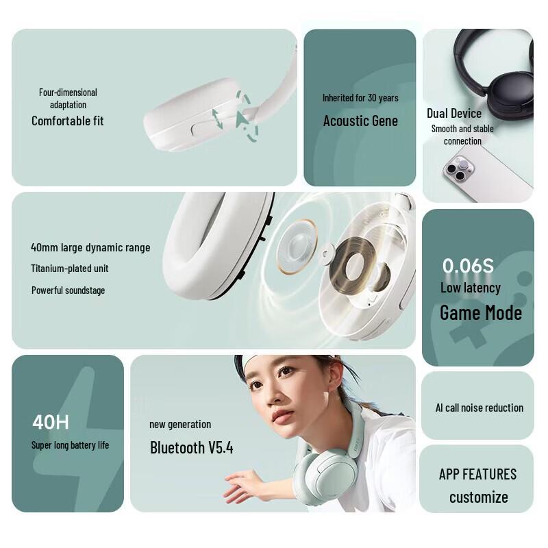 EDIFIER W800BT Free Over-Ear Bluetooth Headphones
EDIFIER W800BT Free Over-Ear Bluetooth Headphones