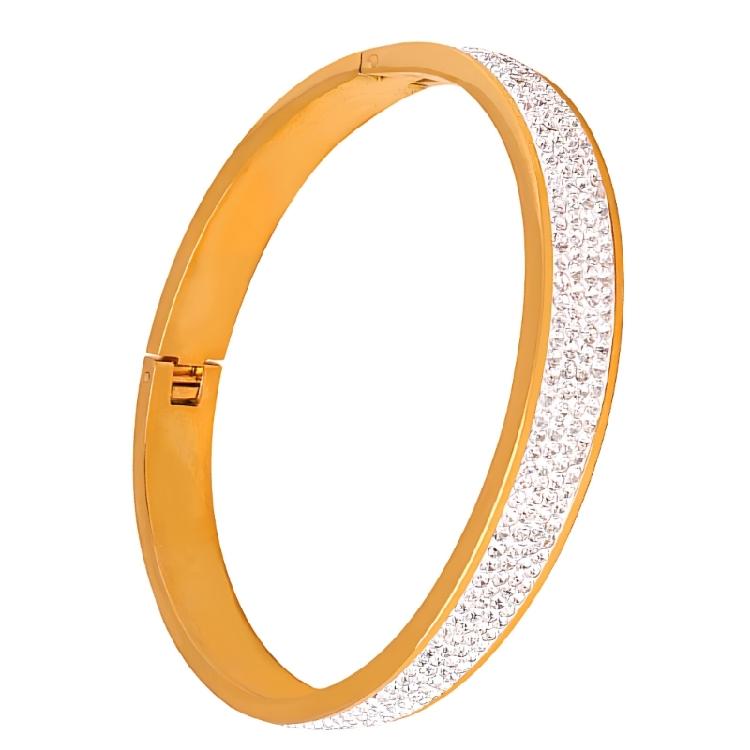 Allergy Resistant Steel Jewelry With Secure Spring Closure And Elegant Diamonds Details Elegant Wrist Band Charm 1
Allergy Resistant Steel Jewelry With Secure Spring Closure And Elegant Diamonds Details Elegant Wrist Band Charm 1